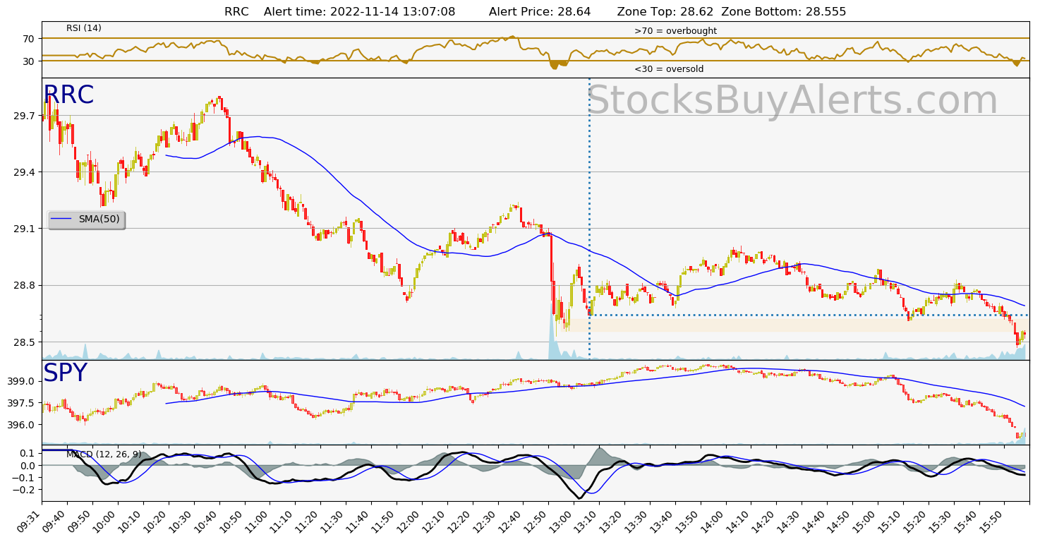 Day Trading Alert RRCon Monday, November 14, 2022